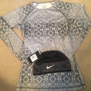 Nike Dri Fit shirt and NWT Nike’s hat